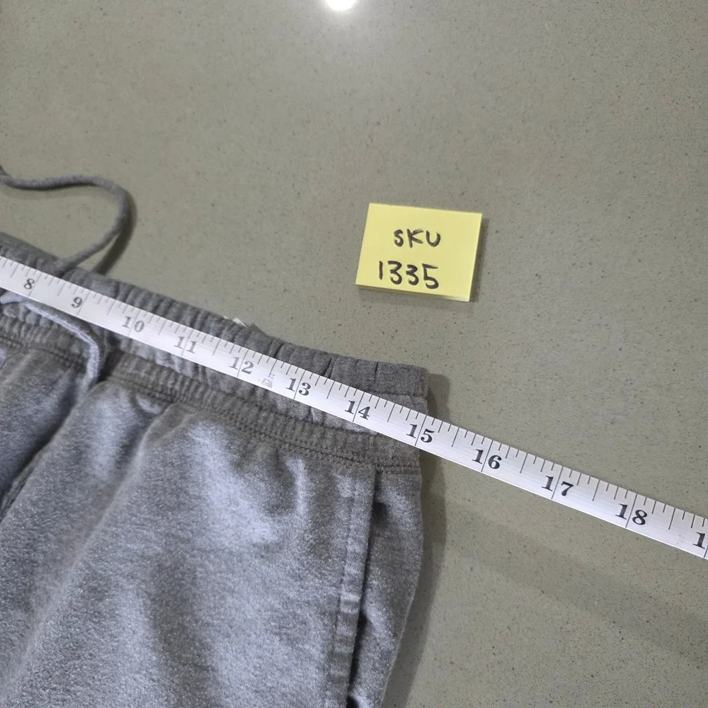 Banana Republic Mens Gray Cargo Jogger Sweatpants Medium Drawstring Fleece‎ 1335